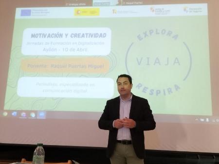 Imagen La Diputación de Segovia inicia en Ayllón los cursos presenciales del plan ‘Hoces de Segovia’ para asistir a los empresarios turísticos en materia de digitalización