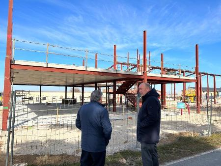 Imagen Las obras de los dos parques de bomberos de la Diputación marchan al ritmo esperado con el 25% de la construcción ejecutada